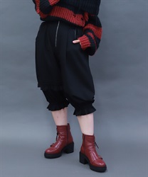 バルーンアシメフリルパンツ