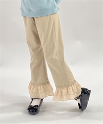 ストレッチフリルレギンス(ベージュ-120cm)