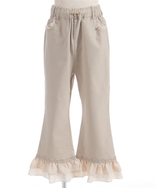 ストレッチフリルレギンス