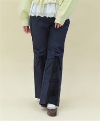 レースフリルデニムパンツ【期間限定価格】(インディゴ-M)
