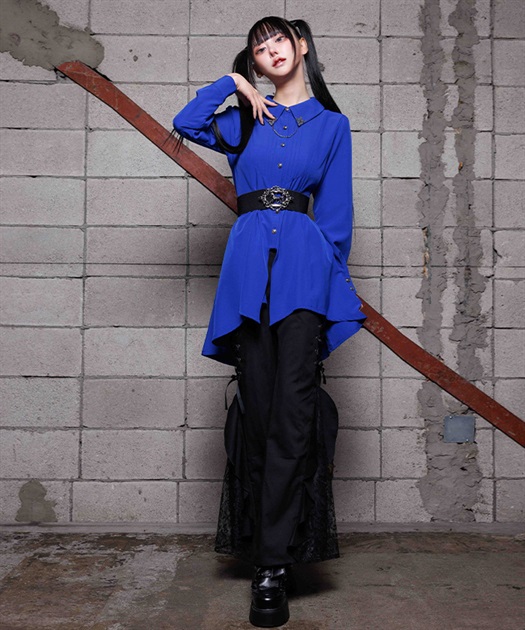 サイドフリルフレアパンツ【期間限定価格】