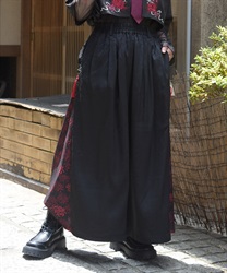 彼岸花柄×ジャガードパンツ【WEB先行販売】(赤-F)
