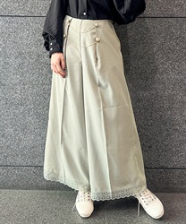 チェーン付ダブルボタンパンツ(ミント-F)