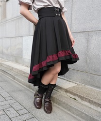 ビット使フィッシュテールスカート(黒-M)
