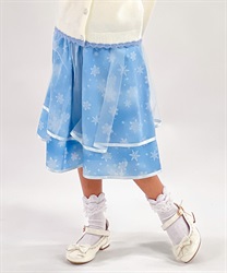 スノークリスタルスカート(サックス-120cm)