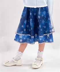 スノークリスタルスカート(紺-120cm)