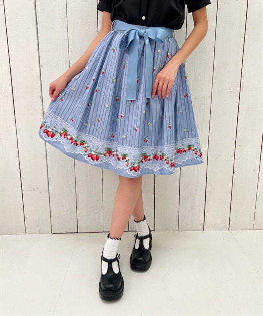 ストロベリーリボンスカート | outlet | axes femme online shop ストロベリーリボンスカート | outlet | axes femme online shop