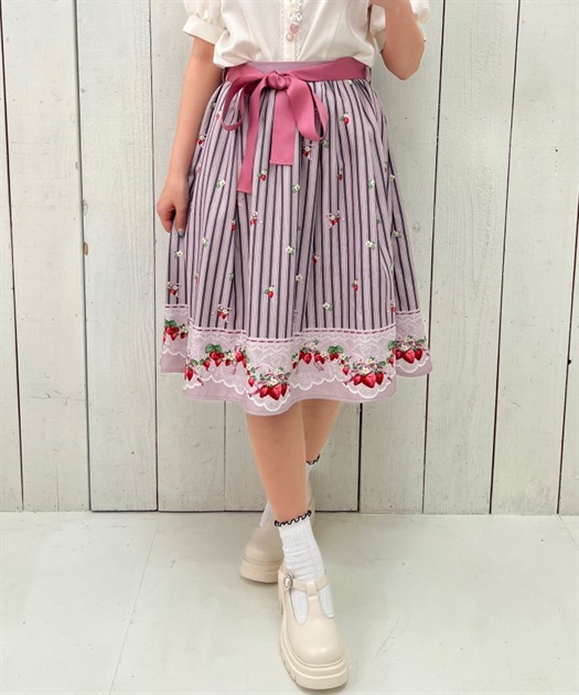 ストロベリーリボンスカート | outlet | axes femme online shop ストロベリーリボンスカート | outlet | axes femme online shop