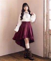 フィッシュテールジップスカート