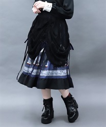 ダークナイトサーカススカート(紺-M)