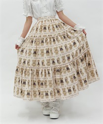 フラッフィベア柄スカート【ランク限定Web先行販売】(生成り-M)