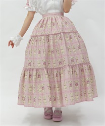 フラッフィベア柄スカート【ランク限定Web先行販売】(ピンク-M)