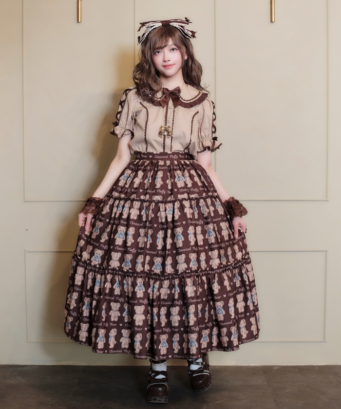 axes femme まとめ売り 28着 ブラウス スカート等 アクシーズファム フラッフィベア柄スカート【受注生産】 | 大人衣料 | axes femme 公式