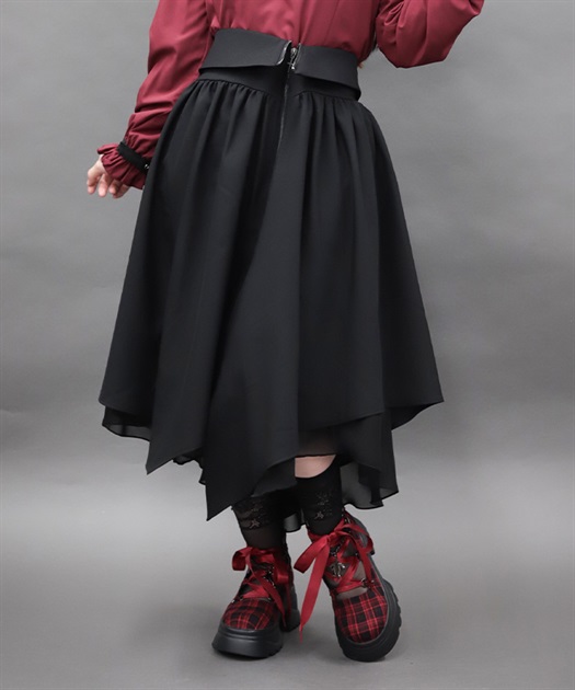 イレヘムZIPデザインスカート | axes femme online shop