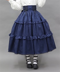 ヴィクトリアンスカート(紺-M)