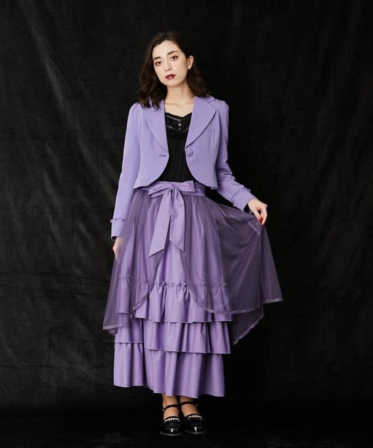 チュール×ティアードスカート | outlet | axes femme online shop チュール×ティアードスカート | outlet | axes femme online shop