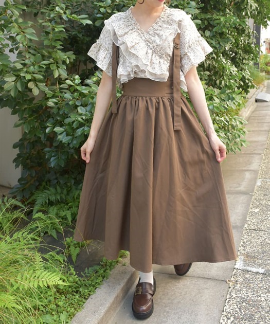 サス付フレアスカート | レディース服・レディースファッション サス付フレアスカート | レディース服・レディースファッション