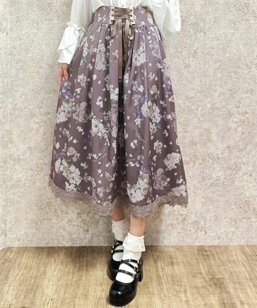 ローズリース柄スカート【期間限定価格】 | axes femme | axes ローズリース柄スカート【期間限定価格】 | axes femme | axes