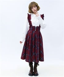 フリルサス付ハイウエストスカート