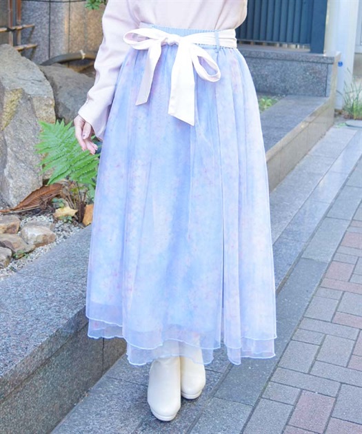 雪桜柄スカート | outlet | axes femme online shop 雪桜柄スカート | outlet | axes femme online shop