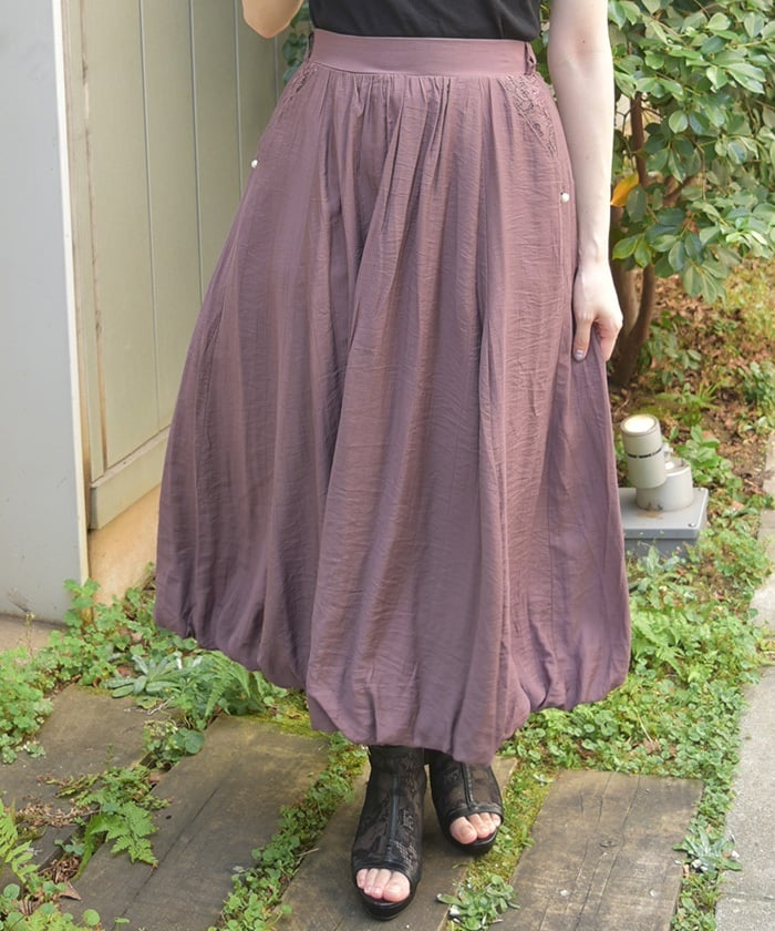 smyeom レースバルーンスカート レースポケットバルーンスカート | レディース服・レディース