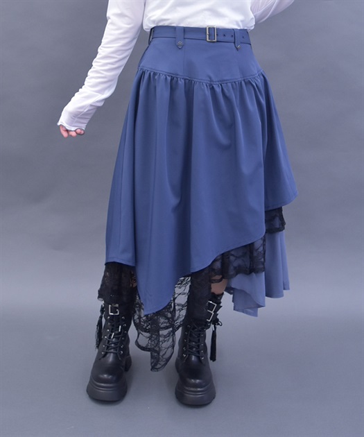 ベルト付イレヘムロングスカート | レディース服・レディース ベルト付イレヘムロングスカート | レディース服・レディース