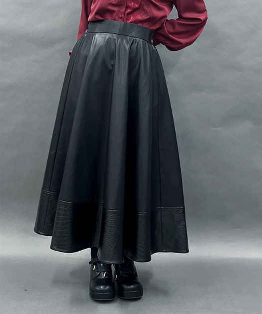 フェイクレザースカート【期間限定価格】 | レディース服 フェイクレザースカート【期間限定価格】 | レディース服