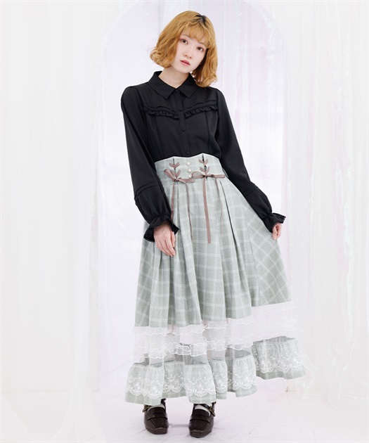バックリボンハイウエストスカート | POETIQUE | axes femme online shop