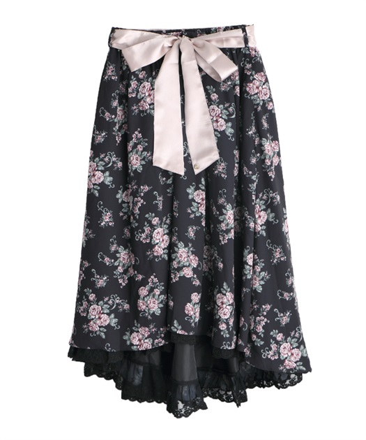 Red label ブーケ柄フィッシュテールスカート【Web限定商品 Red label ブーケ柄フィッシュテールスカート【Web限定商品
