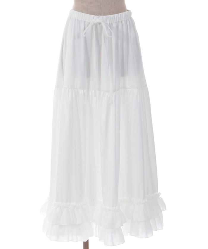 とっておきし福袋 | kawaii | ロングフリルペチスカート axes shop online femme スカート