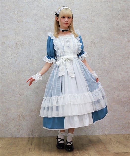 ドットチュールエプロン【二次予約】 | レディース服 ドットチュールエプロン【二次予約】 | レディース服
