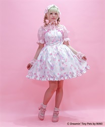 FancyDollsジャンパースカート(白-M)
