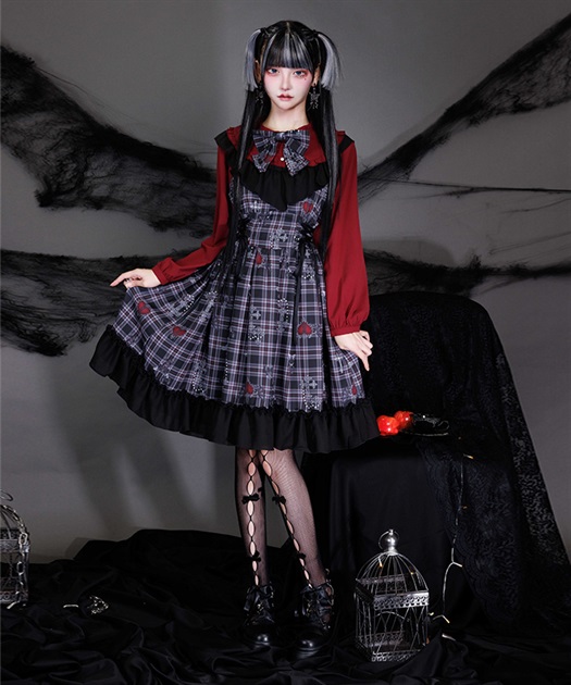 ナイトメアチェックワンピース | axes femme online shop