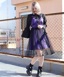 ドラマティックハートワンピース(パープル-M)