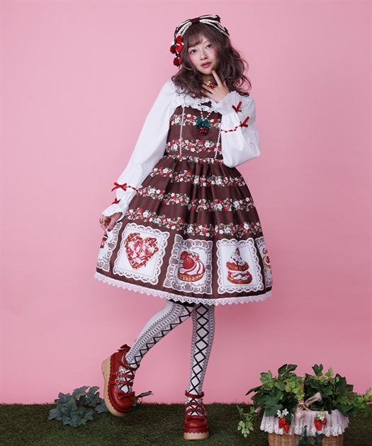 ベイクドベリージャンパースカート | Chalmiere | axes femme onlineshop