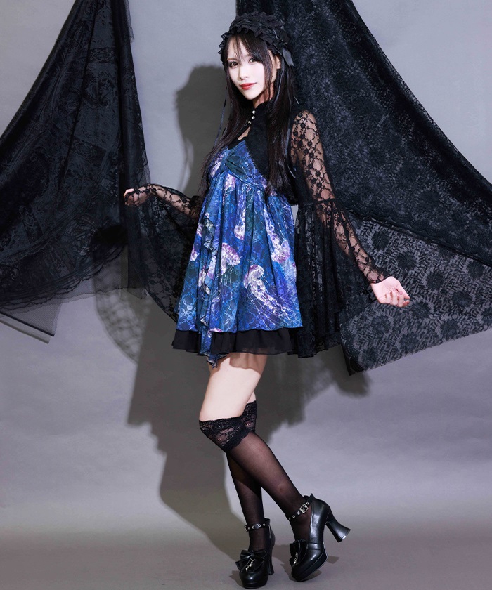 クラゲレースキャミチュニック【予約】 | NIBBLE POISON | axes femme