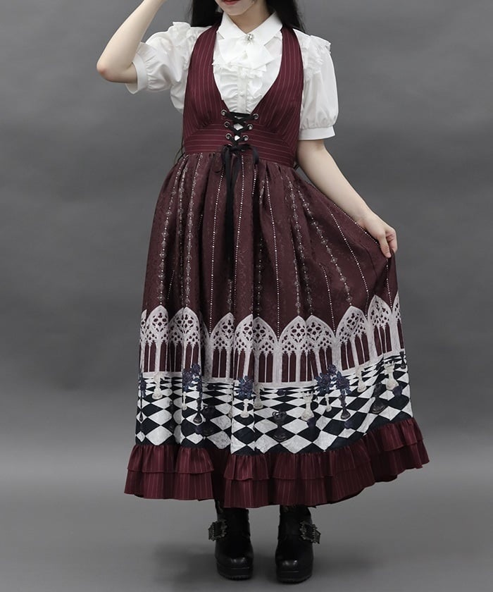 チェスボードホルターワンピース | axes femme 公式オンラインショップ