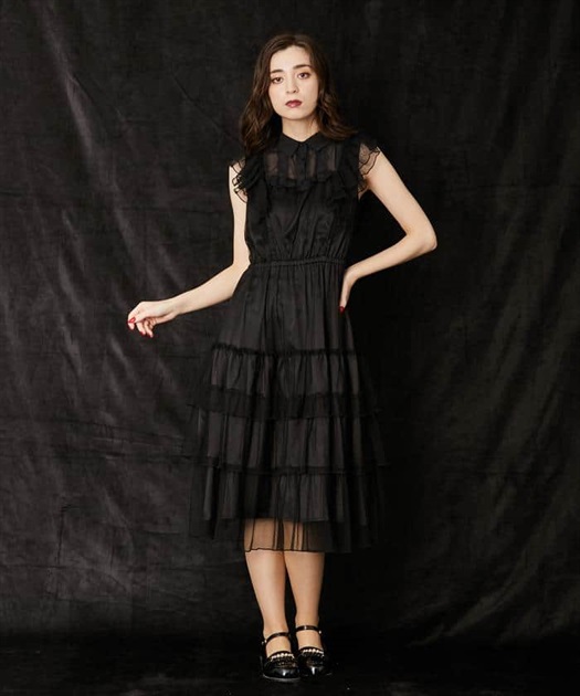 ボリュームフリルドレス | outlet | axes femme online shop ボリュームフリルドレス | outlet | axes femme online shop