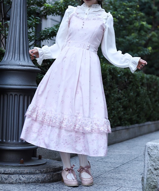 桜レース×桜柄キャミワンピース【WEB先行販売】 | axes femme | axes