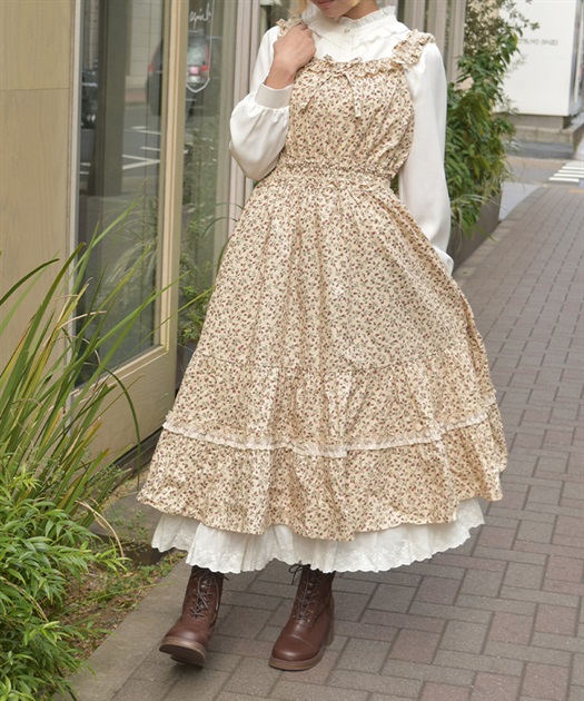 フリル×コットンレースワンピース | axes femme online shop