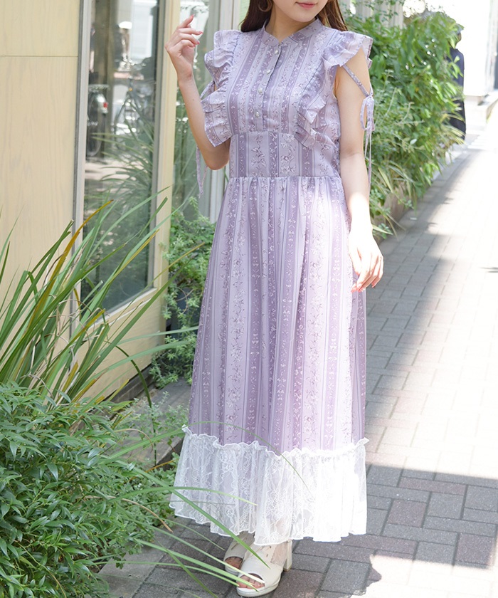 フラワーストライプワンピース | axes femme | axes femme 公式