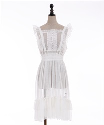 ドットチュールエプロン | outlet | axes femme online shop ドットチュールエプロン | outlet | axes femme online shop