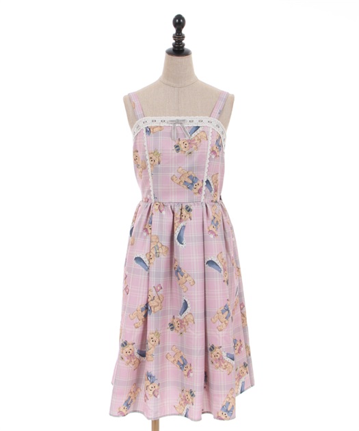 ロイヤルベアーズ柄ジャンスカ | outlet | axes femme online shop ロイヤルベアーズ柄ジャンスカ | outlet | axes femme online shop
