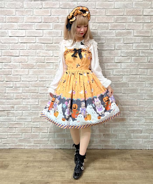 ハロウィンナイトジャンスカ | kawaii | axes femme online shop ハロウィンナイトジャンスカ | kawaii | axes femme online shop