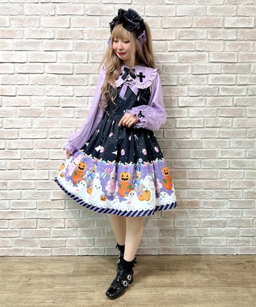 ハロウィンナイトジャンスカ | kawaii | axes femme online shop ハロウィンナイトジャンスカ | kawaii | axes femme online shop