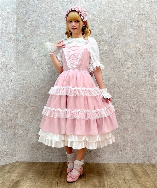 プチリボンジャンパースカート | kawaii | axes femme online shop プチリボンジャンパースカート | kawaii | axes femme online shop