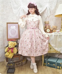 RosyBear柄ジャンスカ【Web限定商品】【期間限定販売 RosyBear柄ジャンスカ【Web限定商品】【期間限定販売