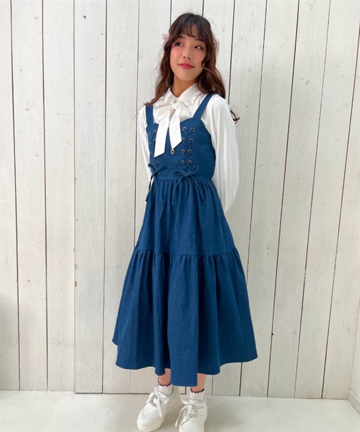 レースアップティアードワンピース | outlet | axes femme レースアップティアードワンピース | outlet | axes femme