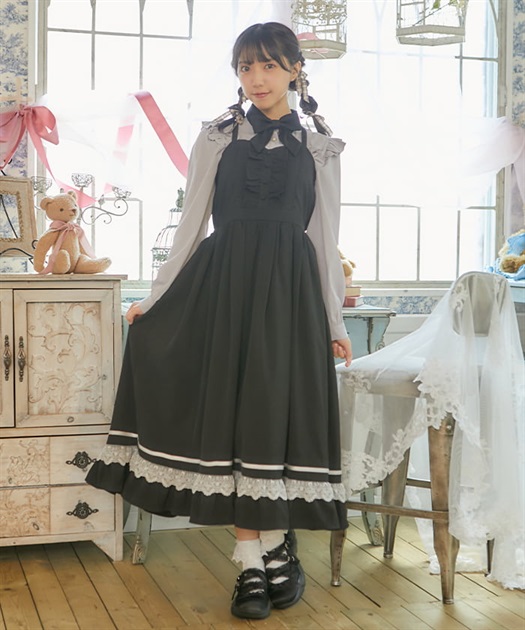 フリルデザインキャミワンピース | outlet | axes femme online shop フリルデザインキャミワンピース | outlet | axes femme online shop