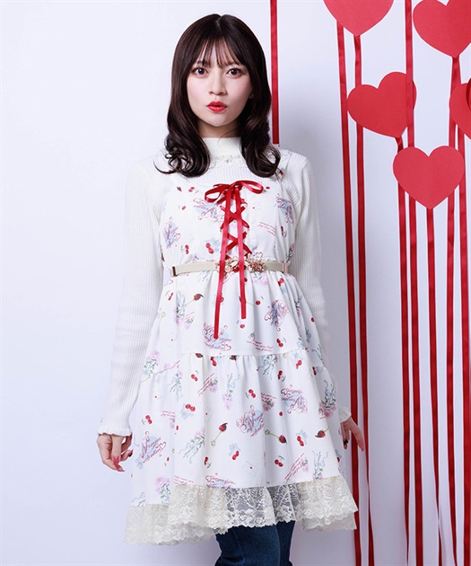 バレンタインプリントチュニック | axes femme online shop